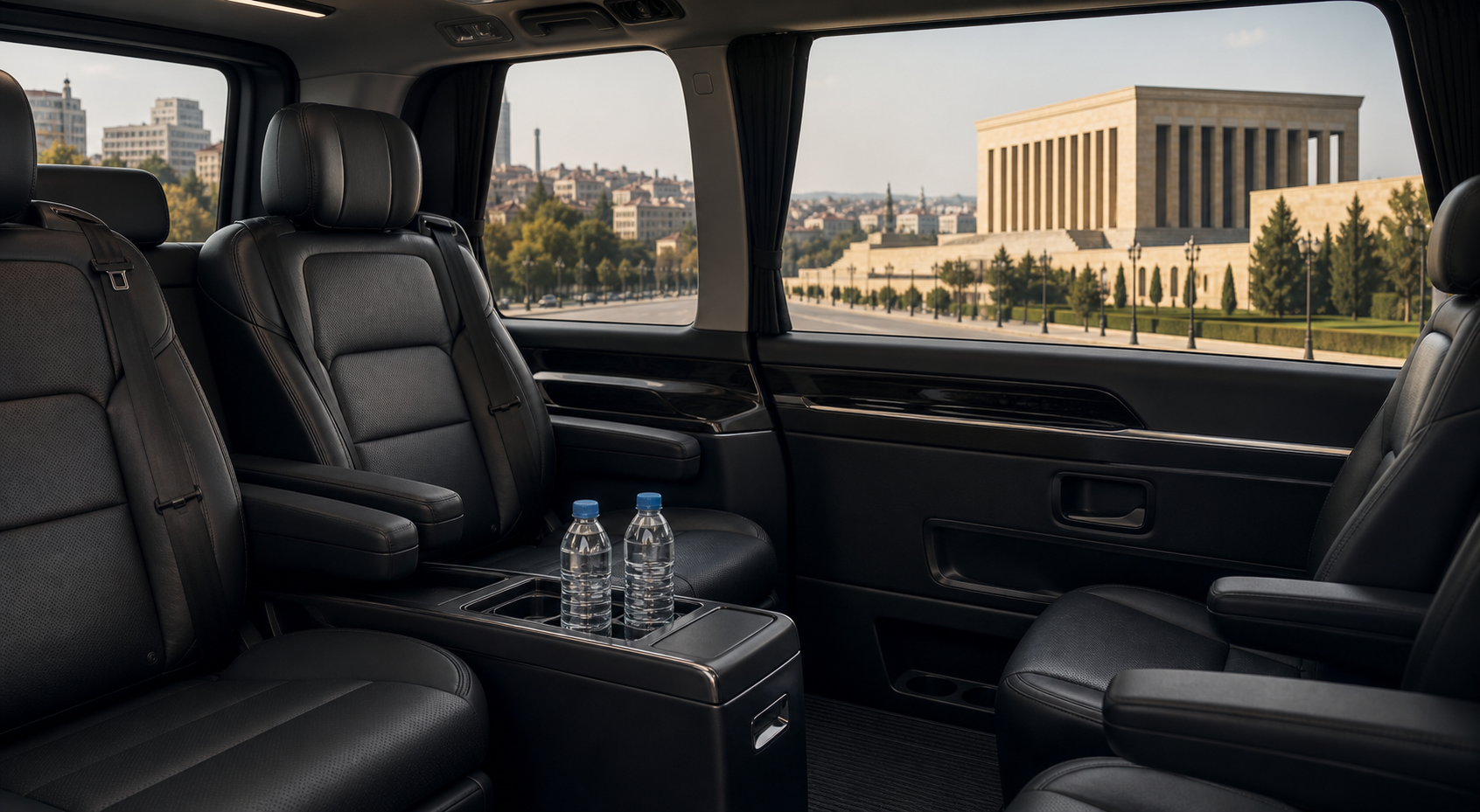 Ankara Anıtkabir VIP transfer araç içi konfor görseli