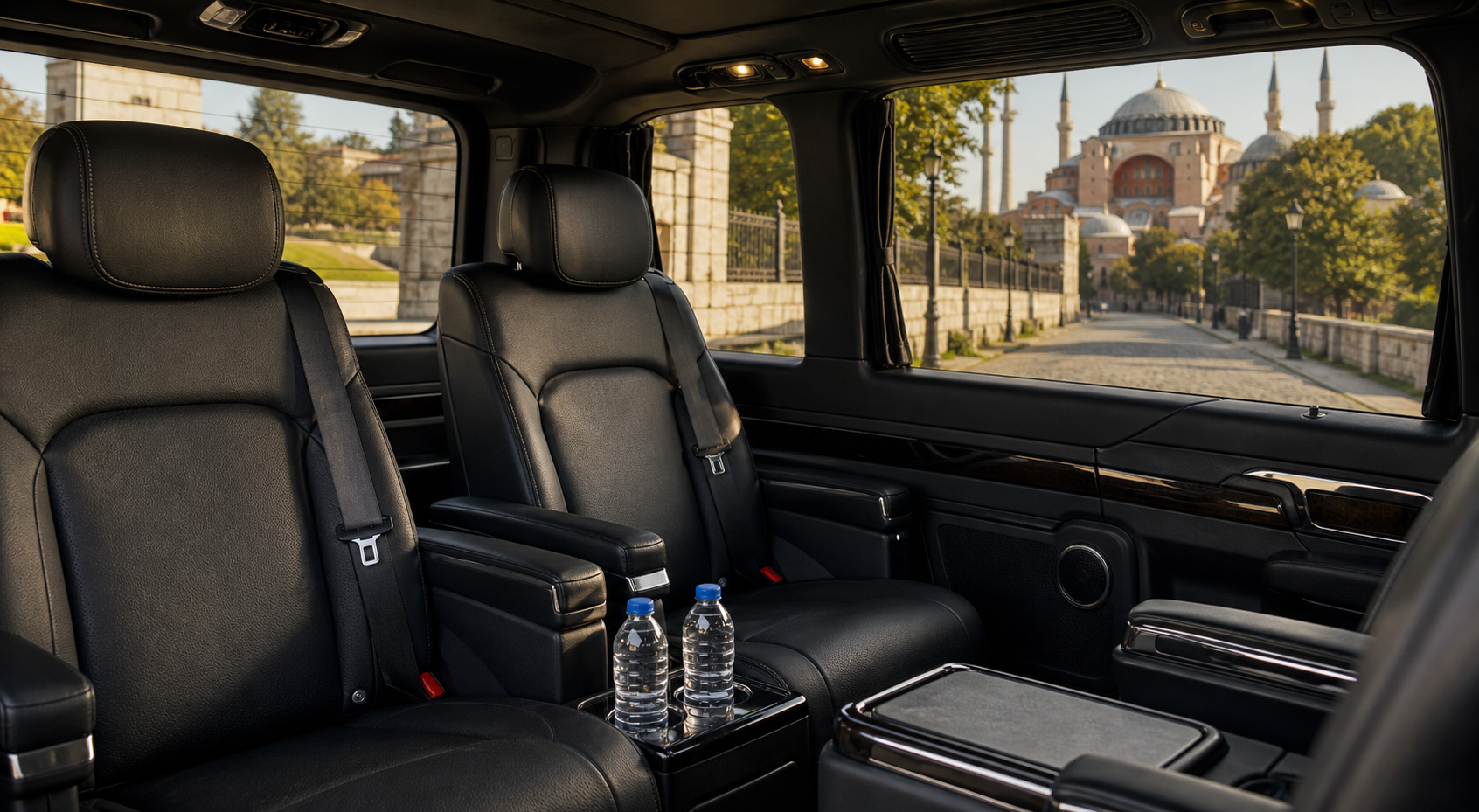 İstanbul Ayasofya VIP transfer araç içi konfor görseli