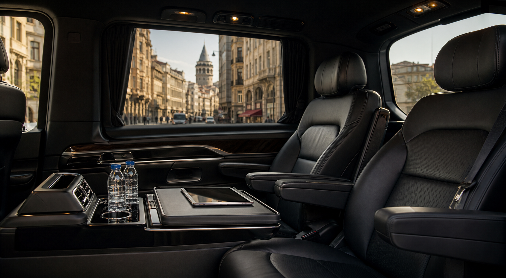 İstanbul Beyoğlu VIP transfer araç içi konfor görseli