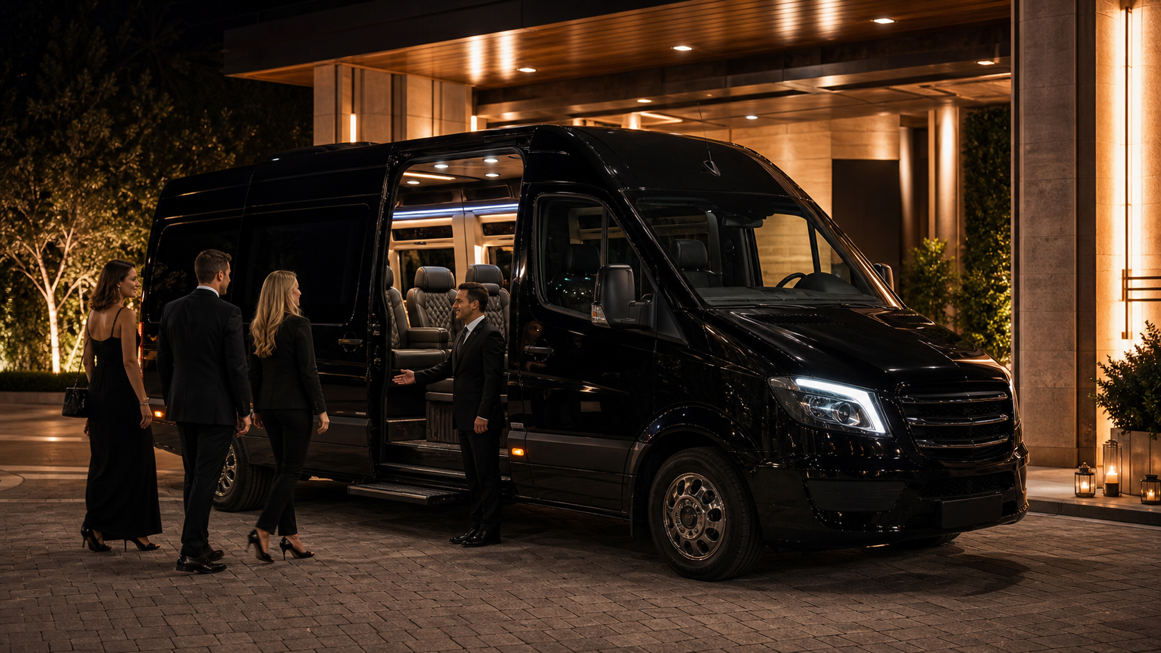 Lüks Sprinter VIP grup transfer aracı