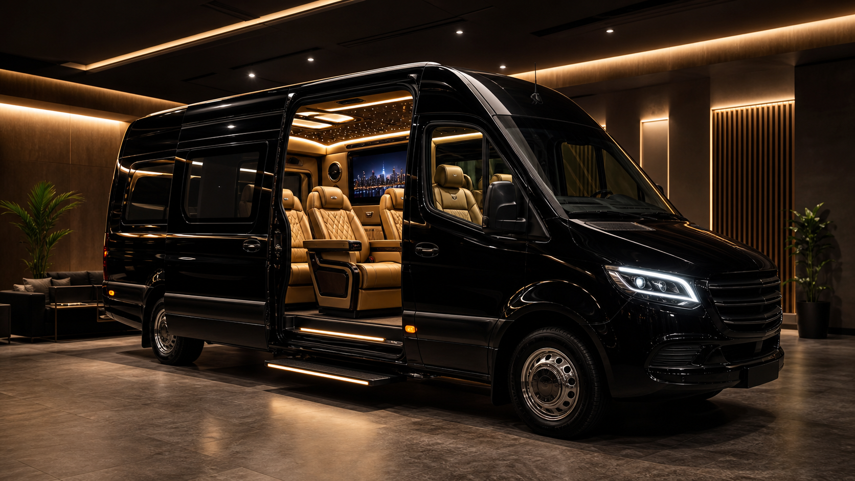 Ultra Lüks Sprinter VIP grup transfer aracı